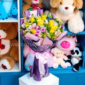 6 Rosas Amarillas Deluxe
