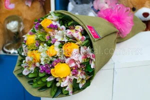 6 Rosas Amarillas Premium