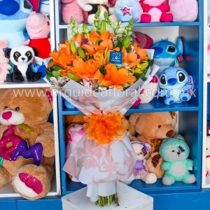 Bouquet Orleans (Lirios Naranjas)