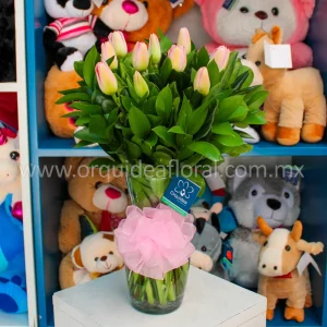 Con Tulipanes