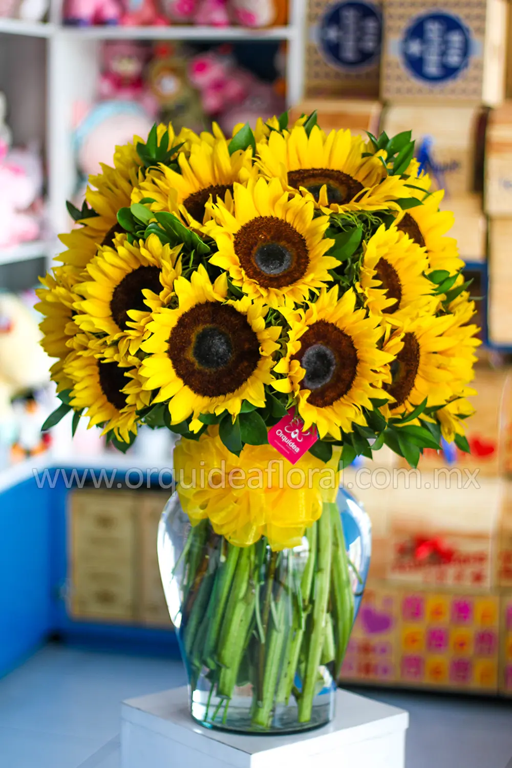 Jarrón 20 Girasoles