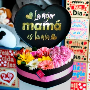 Sweet Heart Box XL Rosas & Gerberas