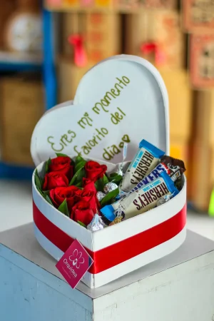 Sweet Heart Wood Box 18 Pzs
